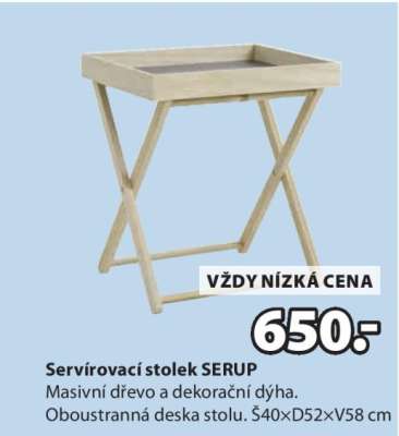 Servírovací stolek SERUP
