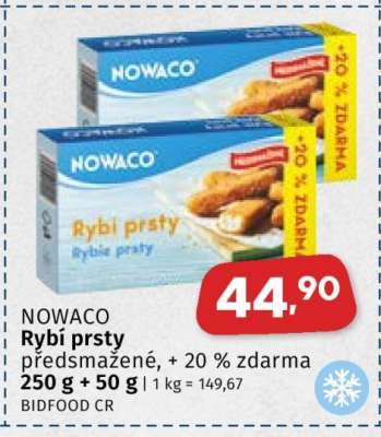 Nowaco Rybí prsty