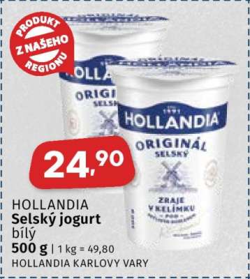 Hollandia Selský jogurt bílý