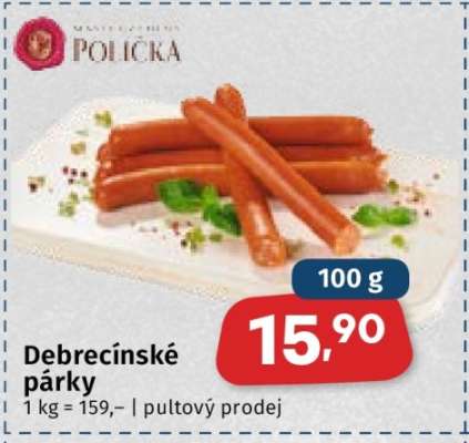 Debrecínské párky*