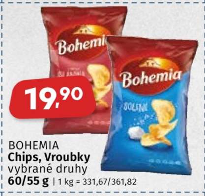 Bohemia CHIPS VROUBKY*
