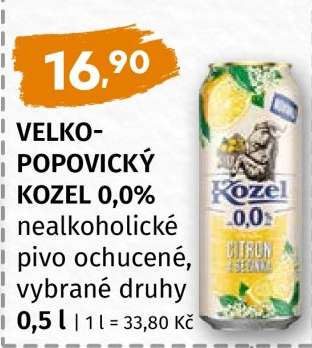 VELKOPOPOVICKÝ KOZEL 0,0%
