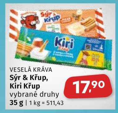 VESELÁ KRÁVA SÝR & KŘUP/KIRI KŘUP