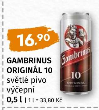 Gambrinus Originál 10