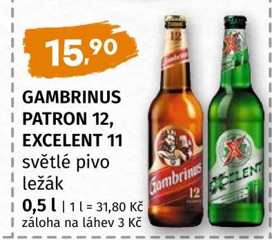 GAMBRINUS PATRON 12 EXCELENT 11