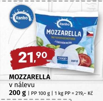 MOZZARELLA v nálevu