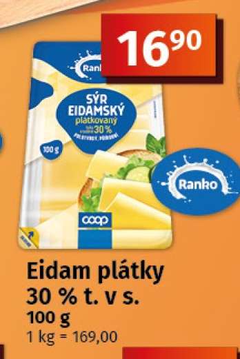Eidam plátky