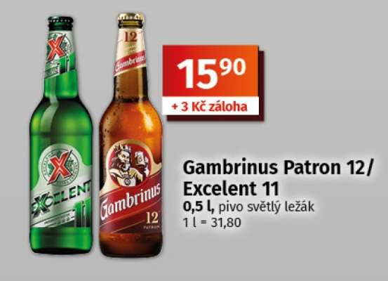 GAMBRINUS PATRON 12 EXCELENT 11