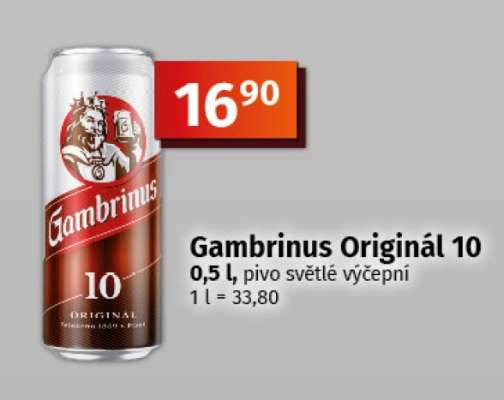 Gambrinus Originál 10