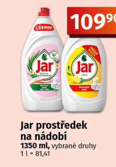 Jar prostředek na nádobí