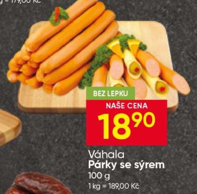 Váhala Párky se sýrem