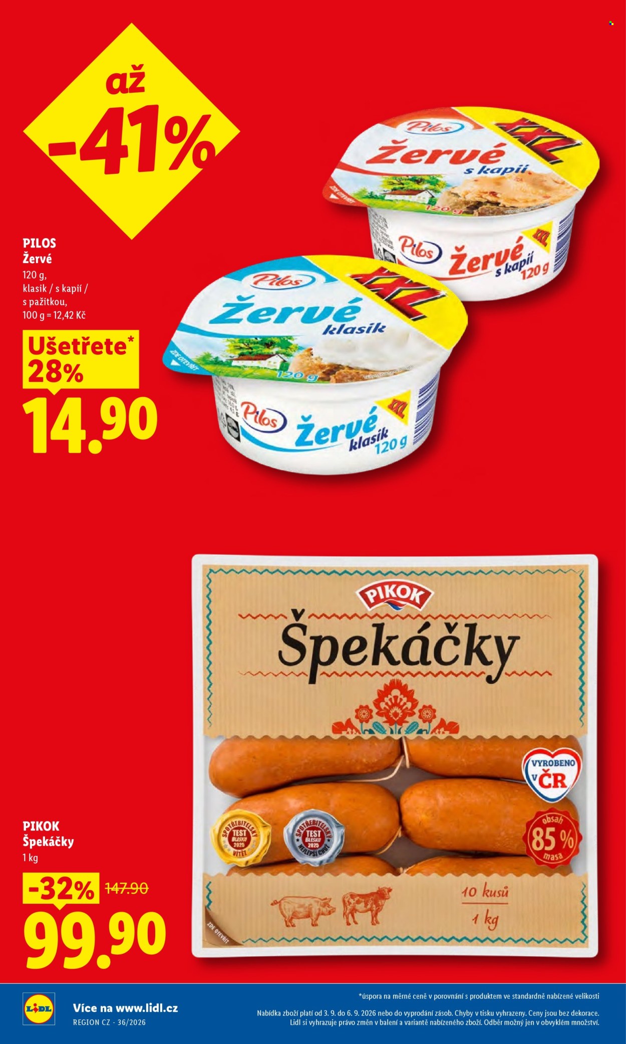 Leták Lidl - 3.9.2026 - 6.9.2026. Strana 10