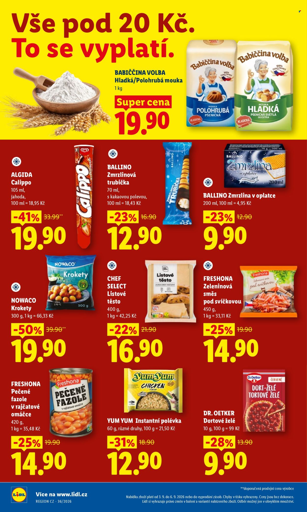 Leták Lidl - 3.9.2026 - 6.9.2026. Strana 22