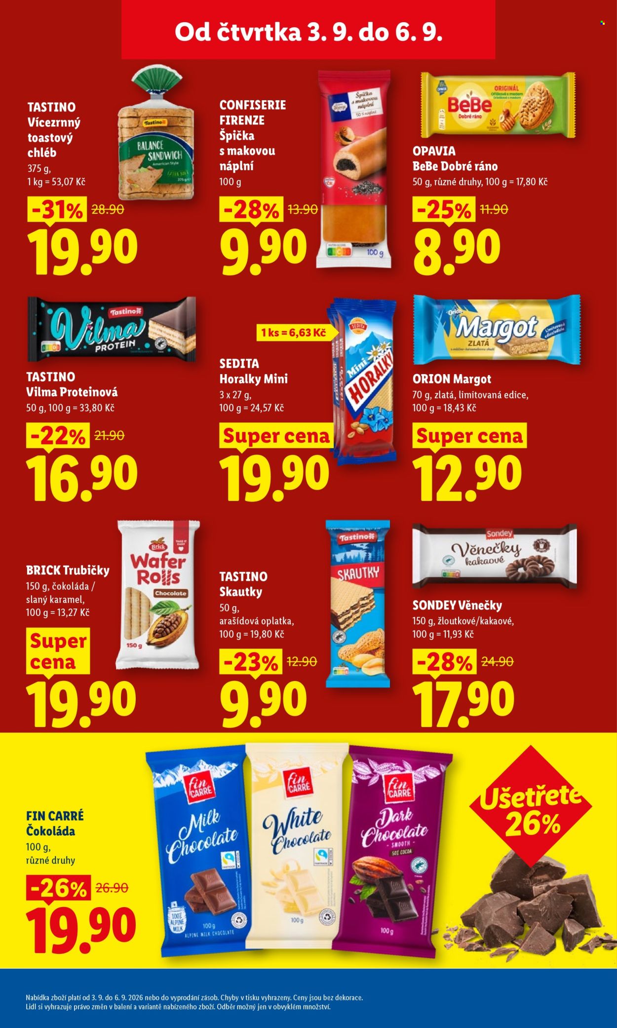 Leták Lidl - 3.9.2026 - 6.9.2026. Strana 23
