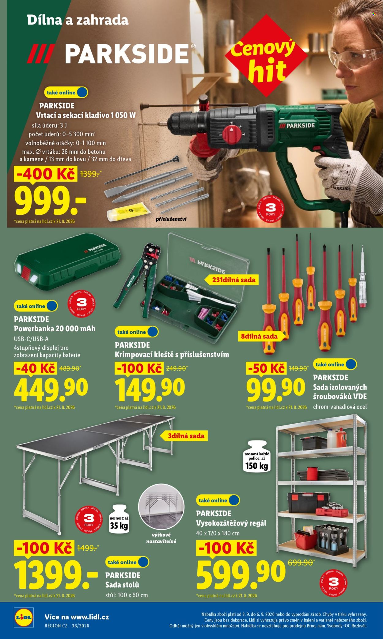 Leták Lidl - 3.9.2026 - 6.9.2026. Strana 34