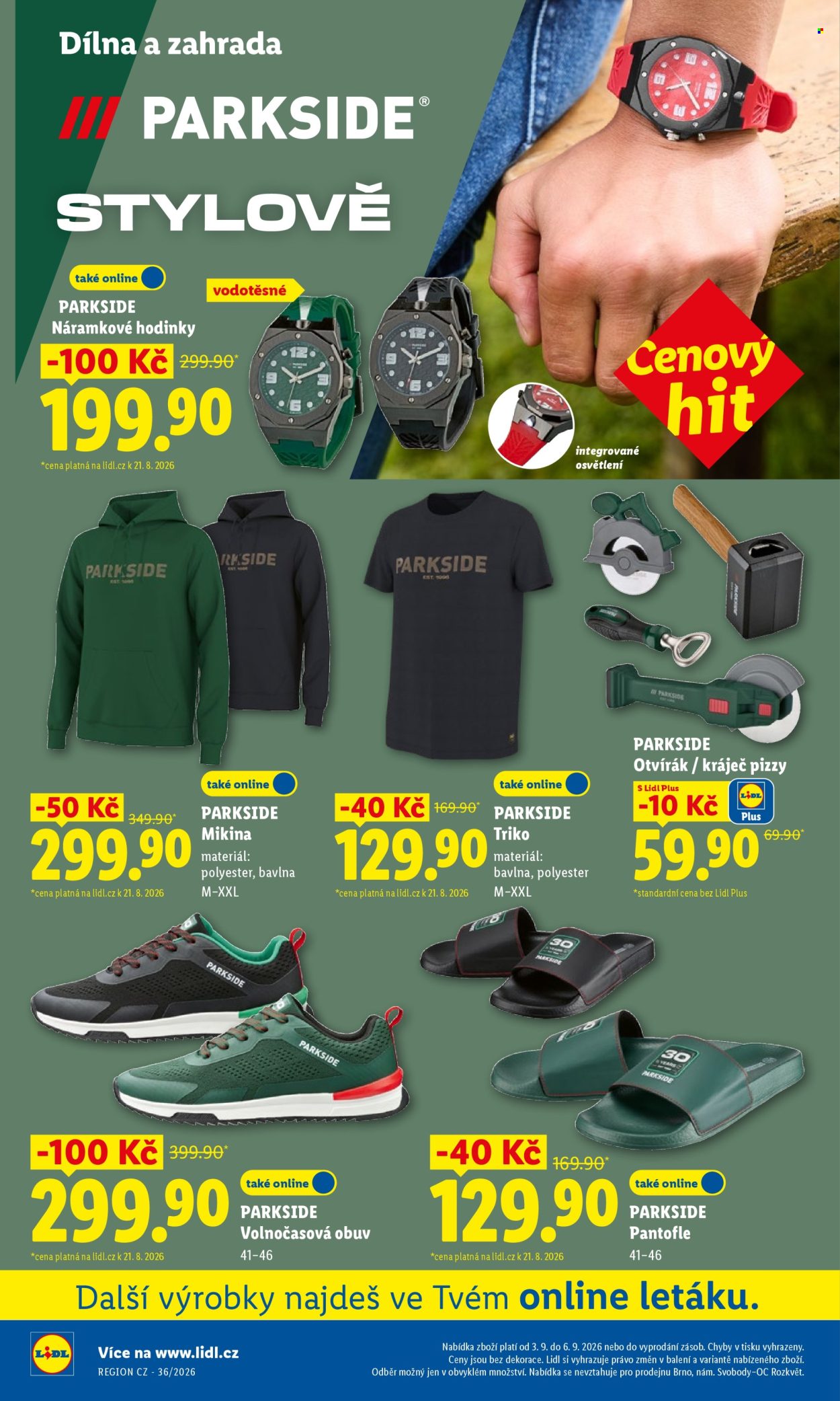Leták Lidl - 3.9.2026 - 6.9.2026. Strana 36