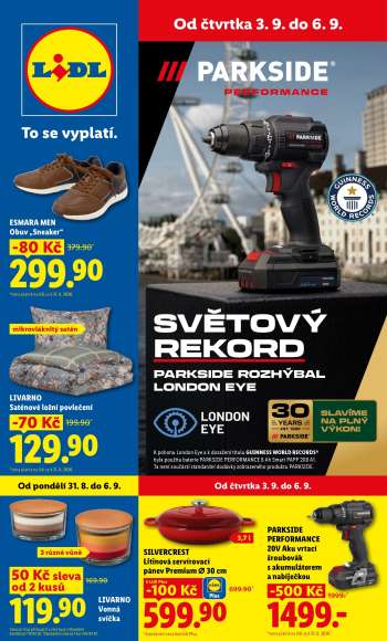 Leták Lidl - 31.8.2026 - 6.9.2026.