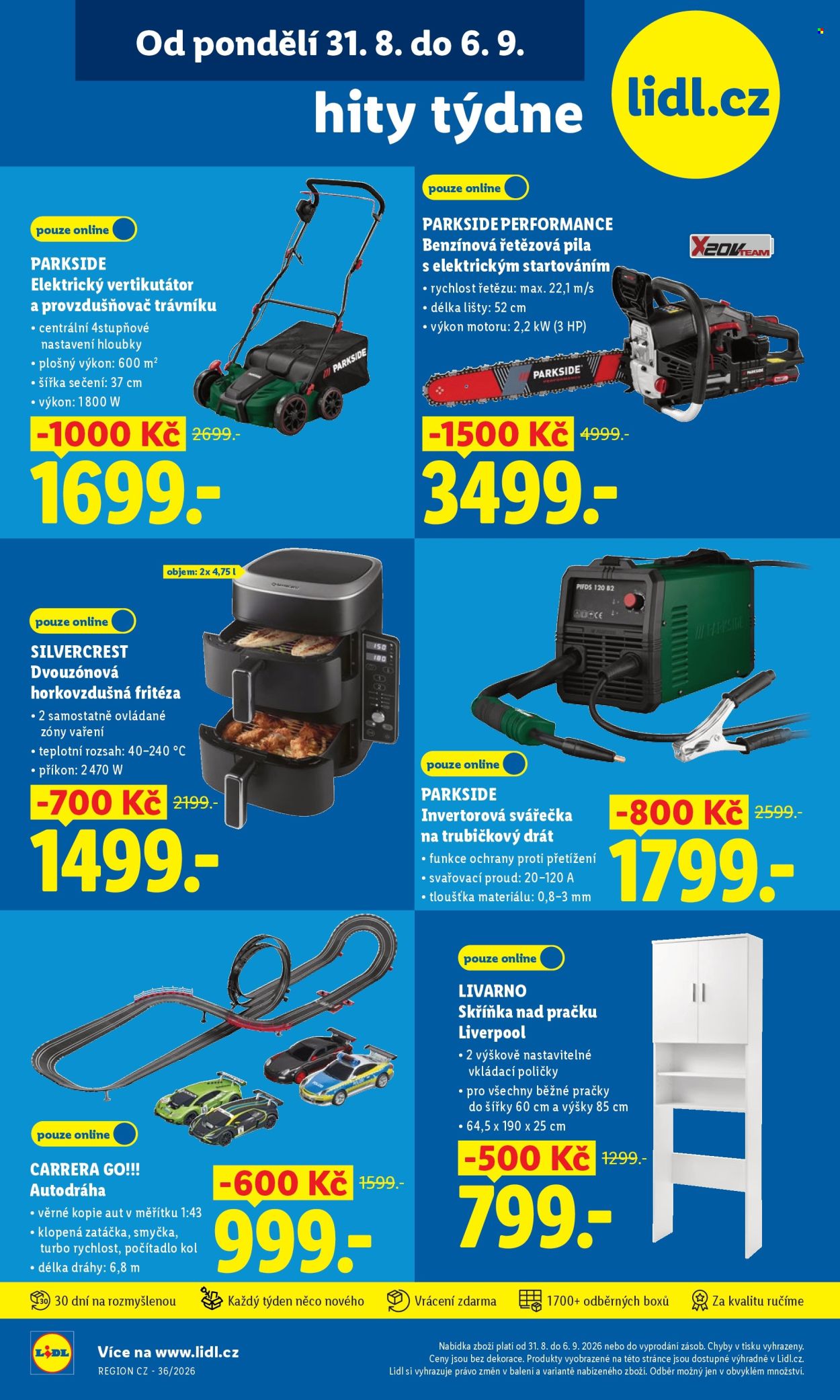Leták Lidl - 31.8.2026 - 6.9.2026. Strana 1