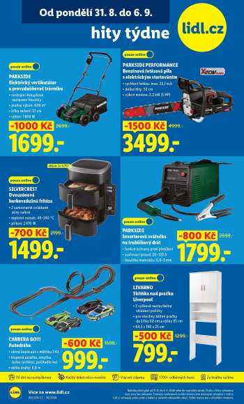 Leták Lidl - 31.8.2026 - 6.9.2026.