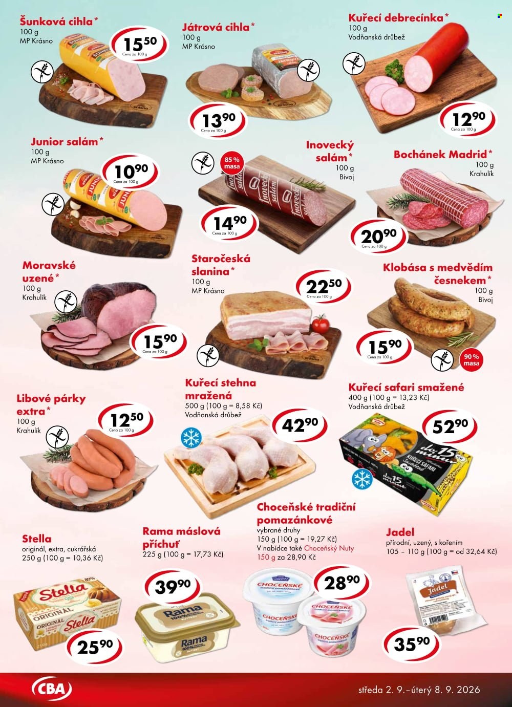 Leták CBA Premium - 2.9.2026 - 8.9.2026. Strana 2