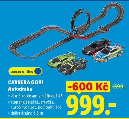 Carrera GO!!! Autodráha