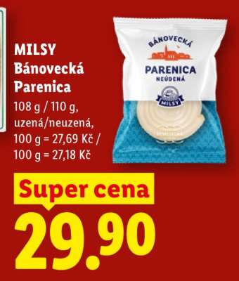MILSY Bánovecká parenica