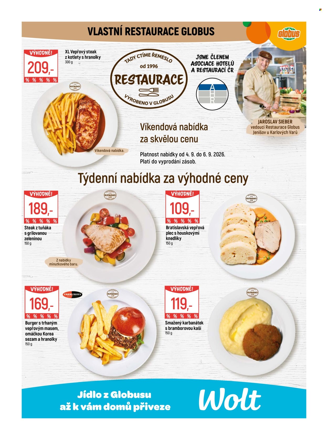 Leták Globus - 2.9.2026 - 8.9.2026. Strana 8