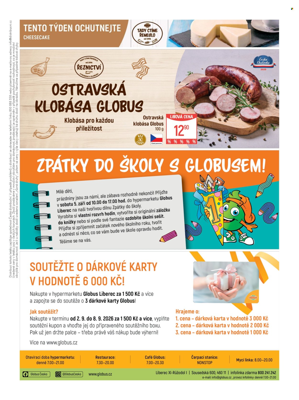 Leták Globus - 2.9.2026 - 8.9.2026. Strana 39