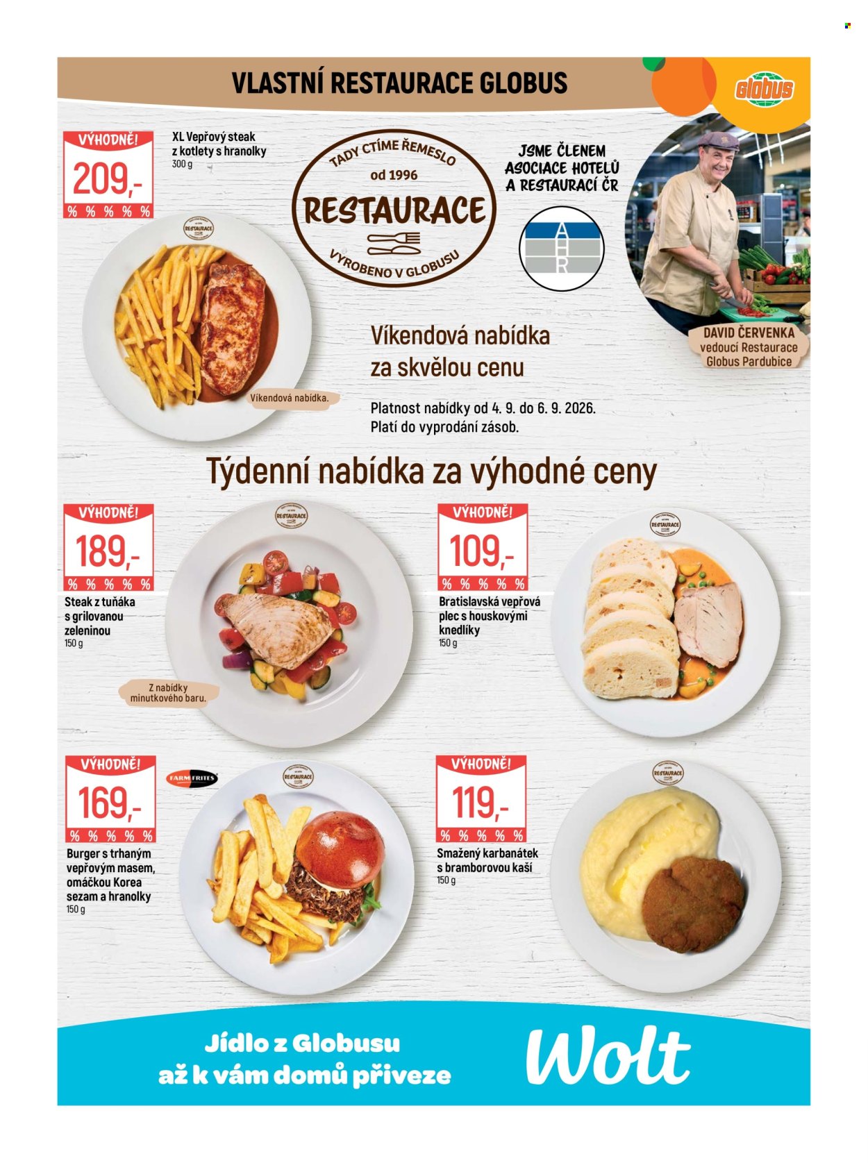 Leták Globus - 2.9.2026 - 8.9.2026. Strana 8
