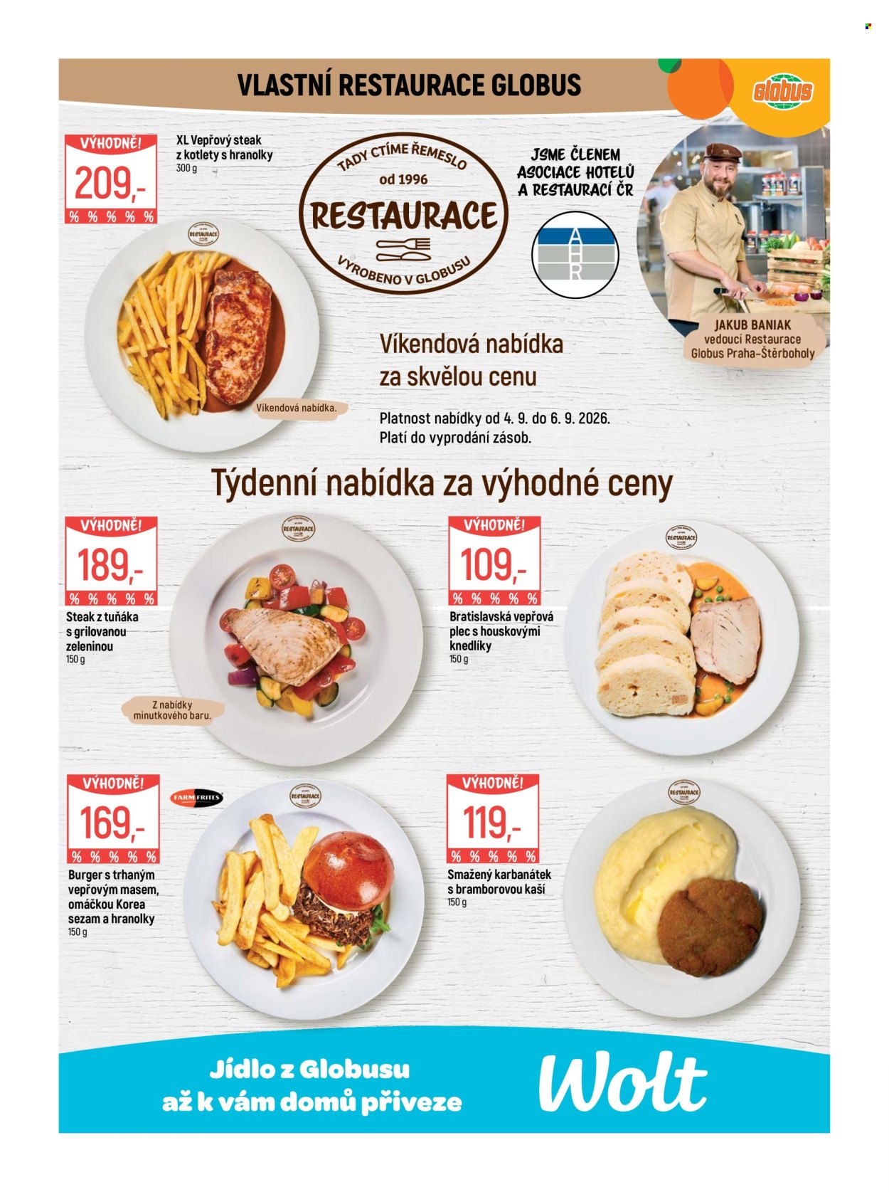 Leták Globus - 2.9.2026 - 8.9.2026. Strana 8