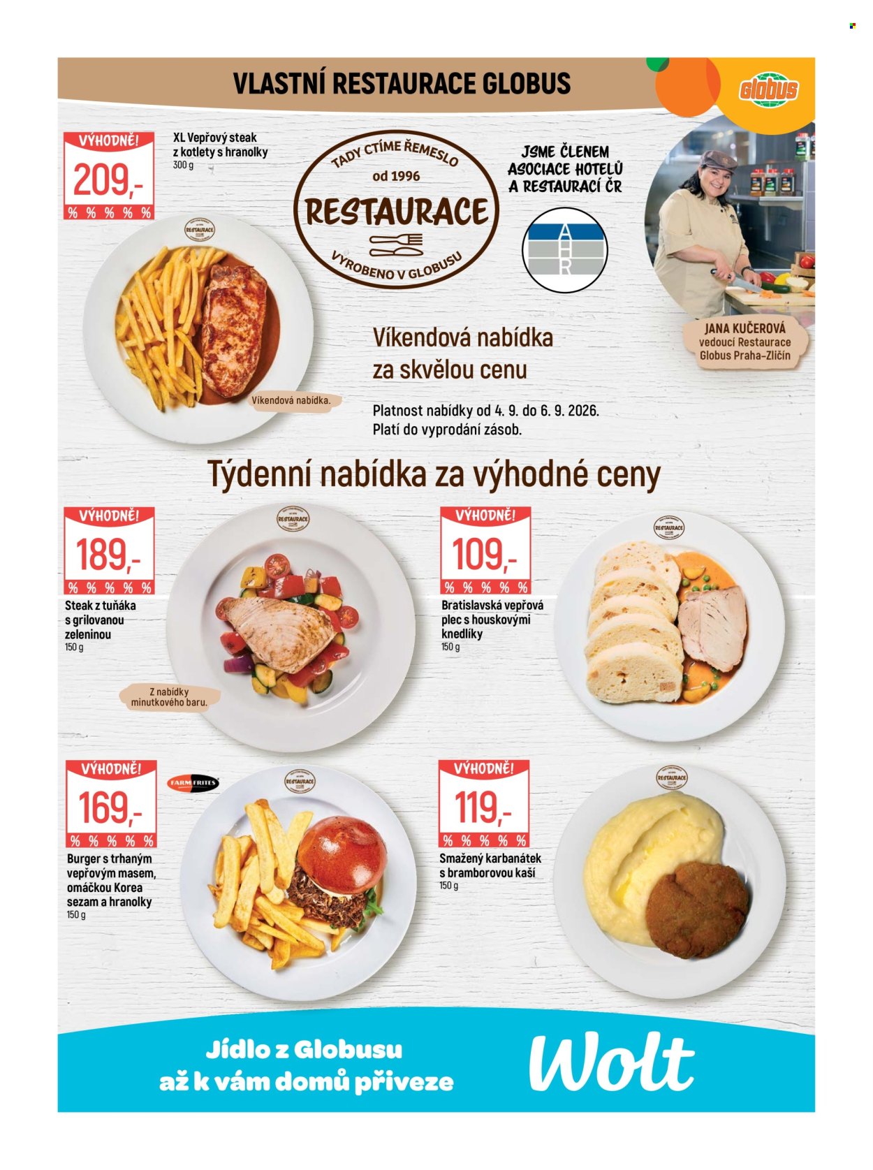 Leták Globus - 2.9.2026 - 8.9.2026. Strana 8
