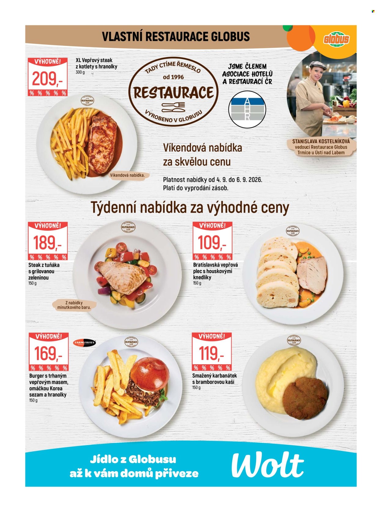 Leták Globus - 2.9.2026 - 8.9.2026. Strana 8
