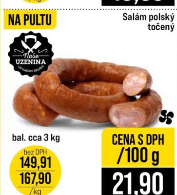 Salám polský točený