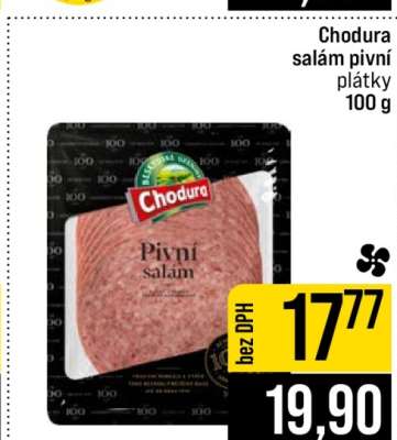 Chodura salám pivní plátky