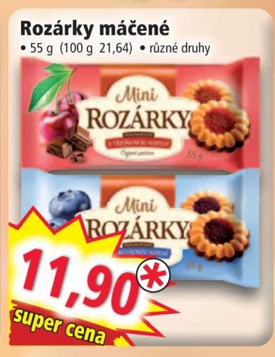 Rozárky máčené