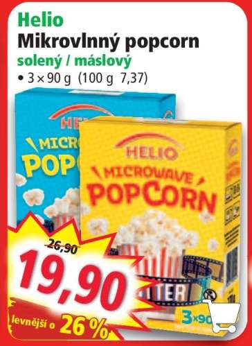 Helio Mikrovlnný popcorn