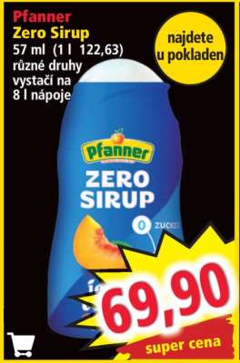 Pfanner Zero Sirup