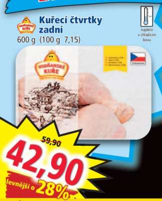 Kuřecí čtvrtky zadní