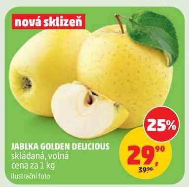 Jablka Golden Delicious