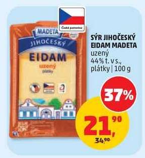 Sýr Jihočeský Eidam Madeta