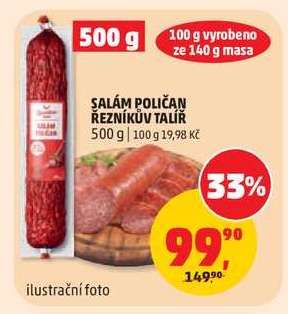 SALÁM POLIČAN ŘEZNÍKŮV TALÍŘ