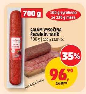 SALÁM VYSOČINA ŘEZNÍKŮV TALÍŘ