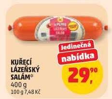 Kuřecí lázeňský salám