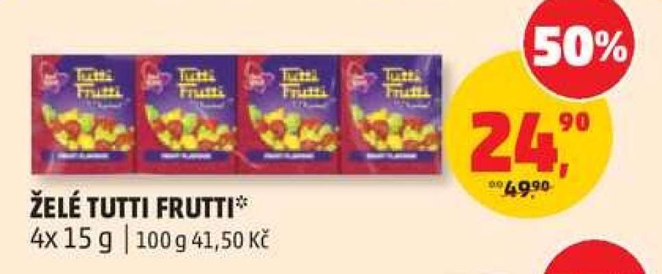 ŽELÉ TUTTI FRUTTI*