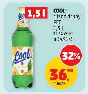 COOL různé druhy PET