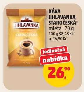 KÁVA JIHLAVANKA STAROČESKÁ