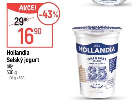 Hollandia Selský jogurt bílý