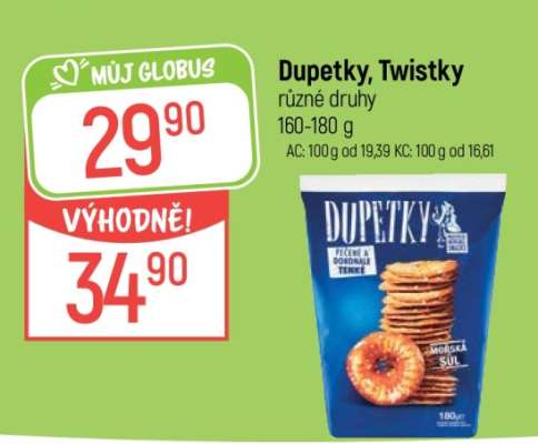 Dupetky, Twistky