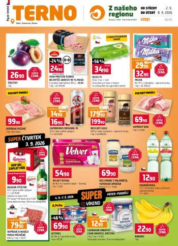 Leták coop TERNO - 2.9.2026 - 8.9.2026.