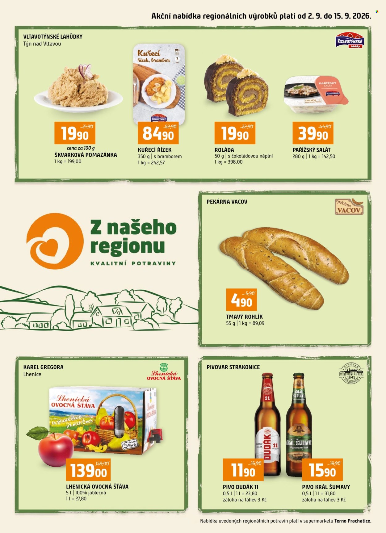 Leták coop TERNO - 2.9.2026 - 15.9.2026. Strana 1